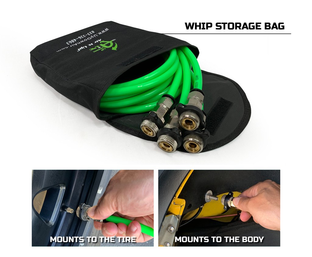 Up Down Air Tire Pressure Control System, Air It Up ®, Use to Set Air Pressure Up to 4 Tires Simultaneously, Front Engine Compartment Mount – 220-0118