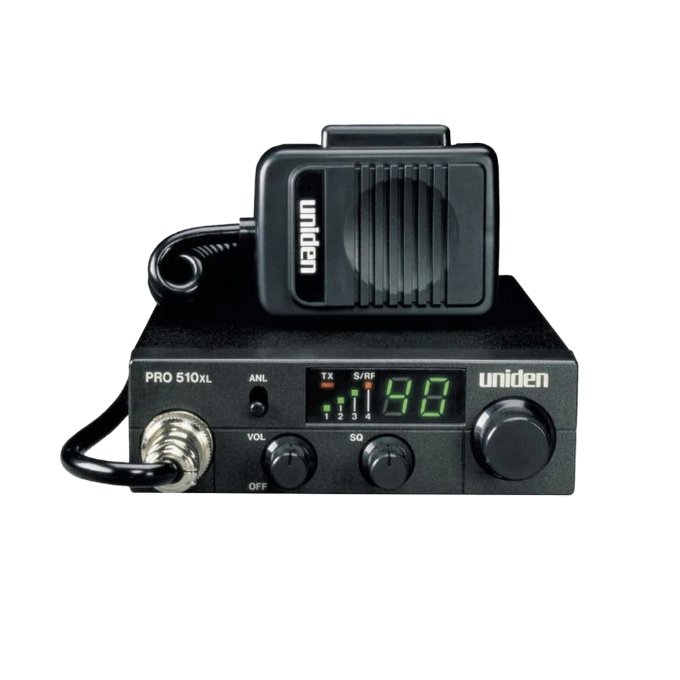 Uniden Ameri CB Radio, Basic, Mobile, With Automatic Noise Limiter, With Rf Gain, With Swr Meter and Calibration, Without Memory Channels – PRO510XL