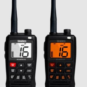 Uniden Ameri VHF Radio, Atlantis 275, Handheld, United States/ Canadian/ International Channels, 1/2.5/6 Watt – Atlantis 275