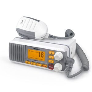 Uniden Ameri VHF Radio, Fixed Mount, United States/ Canadian/ International Channels, 1/20 Watt, 10 Noaa Weather Channels with Alert – UM385