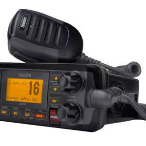 Uniden Ameri VHF Radio, Fixed Mount, United States/ Canadian/ International Channels, 1/20 Watt, 10 Noaa Weather Channels with Alert – UM385BK