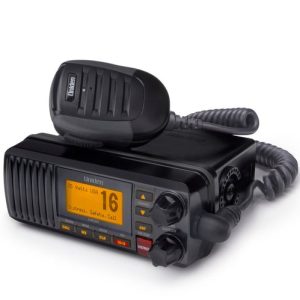 Uniden Ameri VHF Radio, Fixed Mount, United States/ Canadian/ International Channels, 1/20 Watt, 10 Noaa Weather Channels with Alert – UM385BK