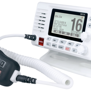 Uniden Ameri VHF Radio, UM725 Series, Fixed Mount, United States/ Canadian/ International Channels, 1/25 Watt – UM725G