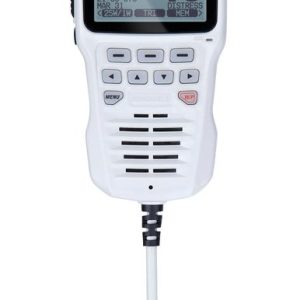 Uniden Ameri VHF Radio Microphone, For Use with UM725 Series VHF Radio, Remote Microphone, 8-PIN Connector, Left Side Push to Talk Button – UMRMIC