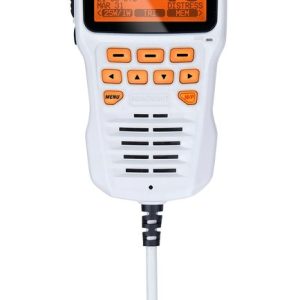 Uniden Ameri VHF Radio Microphone, For Use with UM725 Series VHF Radio, Remote Microphone, 8-PIN Connector, Left Side Push to Talk Button – UMRMIC