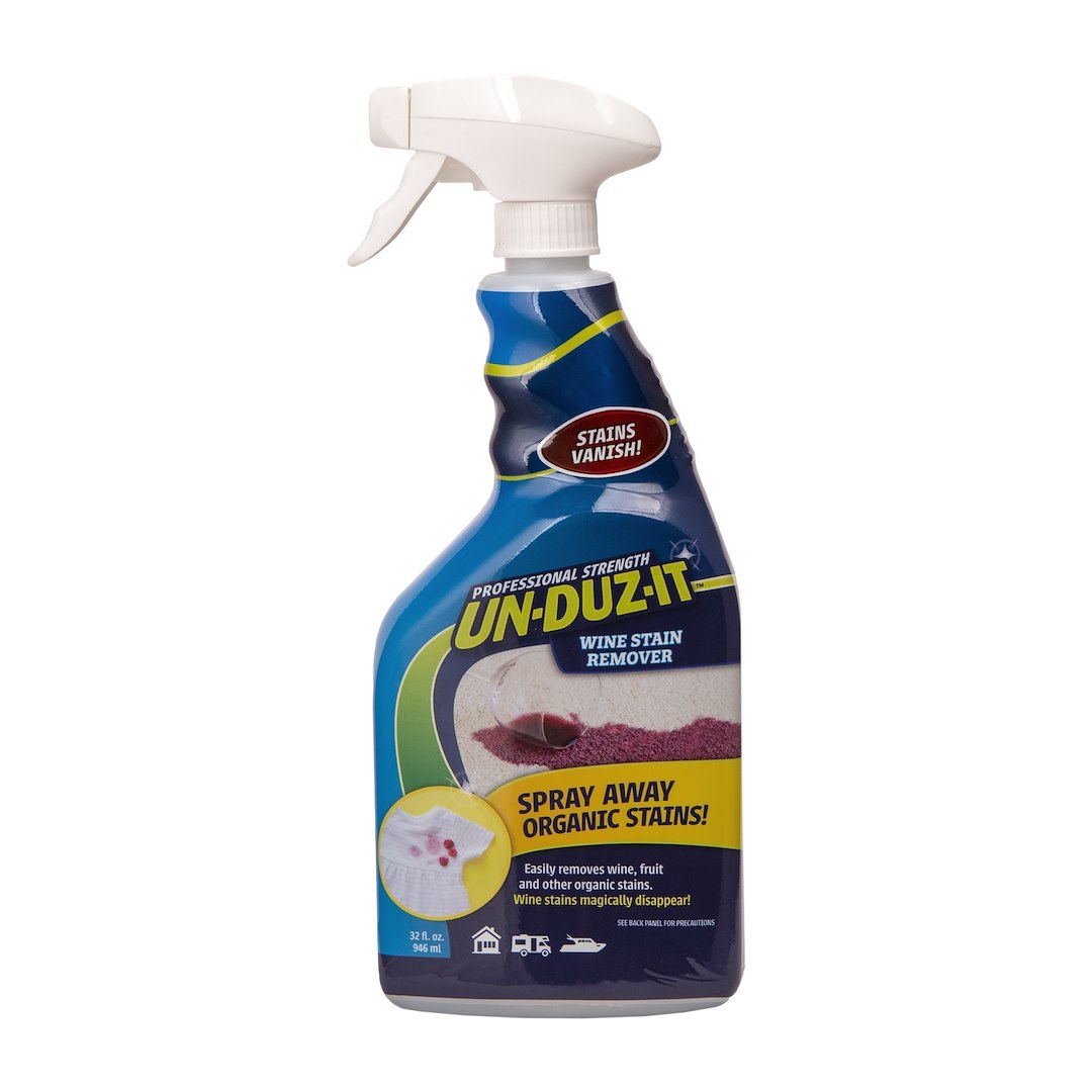 Unduzit Mildew Stain Remover, Removes Wine/ Fruit/ Blood/ Organic Stains/ Rust Spots from Carpets and Fabrics, 32 Ounce Spray Bottle – 124617