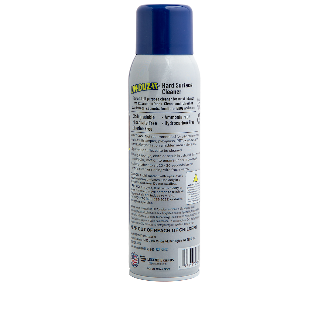 Unduzit Multi Purpose Cleaner, Used for Countertops/ Cabinets/ Furniture/ Bbqs, 14 Ounce Aerosol Can, Single – 126879