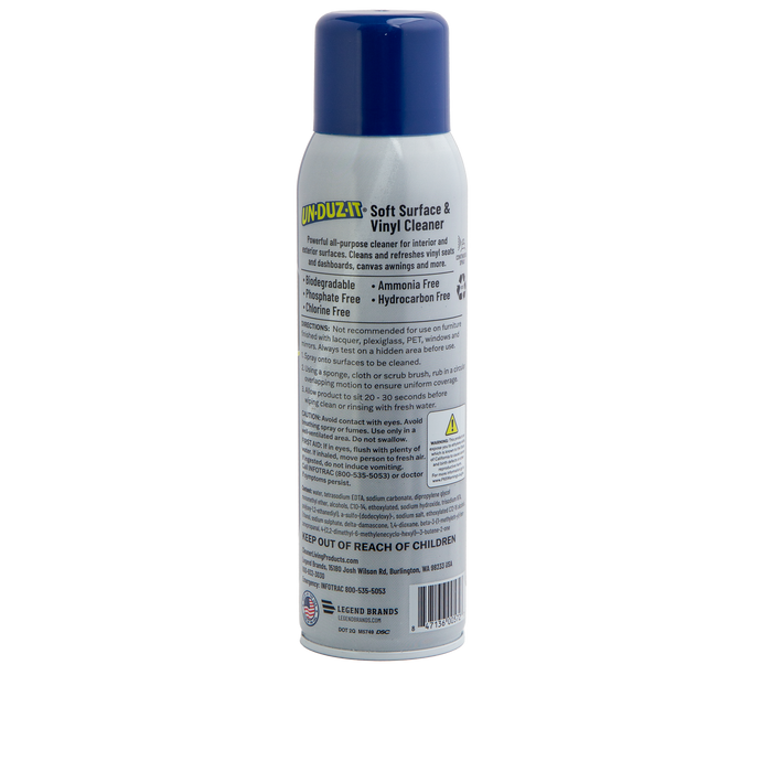 Unduzit Vinyl Cleaner, 14 Ounce, 1 Spray Can – 126880