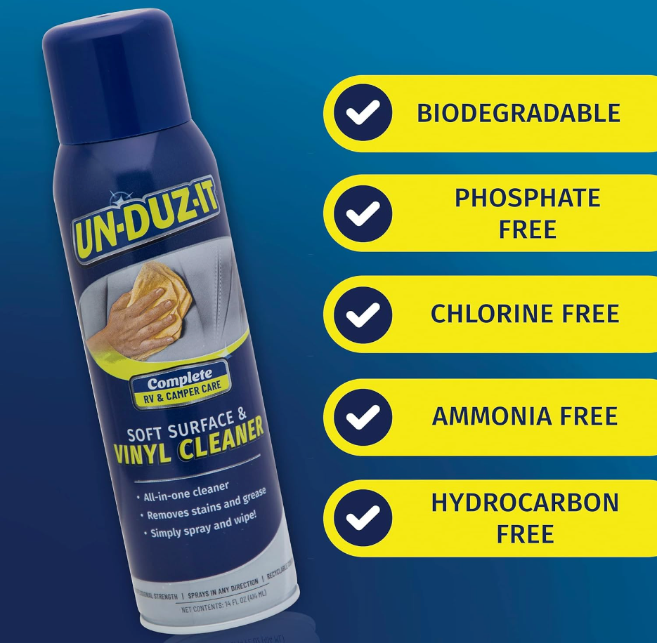 Unduzit Vinyl Cleaner, 14 Ounce, 1 Spray Can – 126880