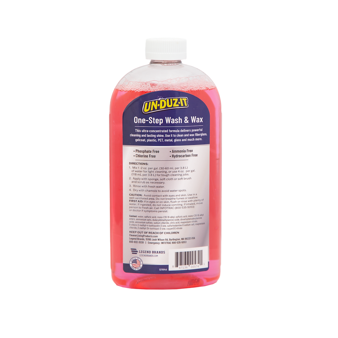 Unduzit Car Wash, Liquid, 20 Ounce Bottle – 126882