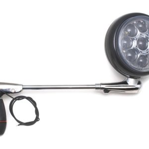 Unity Spotlight, Unity Led™, 30 Watt LED, 6 Inch Black Round Housing, White Light, Post Mount – 218016-0002