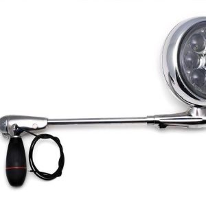 Unity Spotlight, Unity Led™, For 30 Watt LED, 6 Inch Chrome Round Housing, White Light, Post Mount – 335A