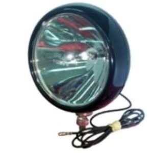 Unity Driving/ Fog Light, Railroad, H3 100 Watt Bulb, 6 Inch Round, Spotlight Beam, Plastic Black Housing – 8816-0005