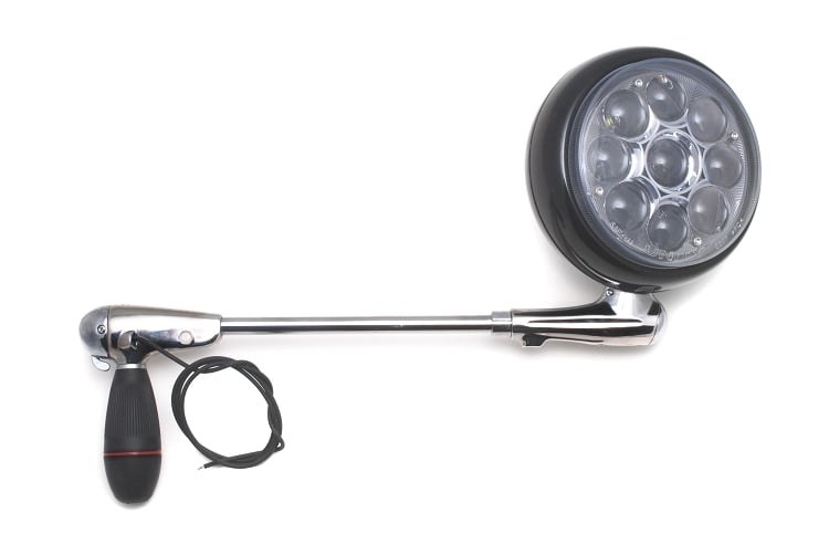 Unity Spotlight, Unity Led™, 30 Watt LED, 6 Inch Black Round Housing, White Light, Post Mount – 96036-0002