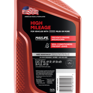 Valvoline Oil, Maxlife ®, SAE 10W40, Synthetic, 1 Quart Bottle, Case of 6 – 797977