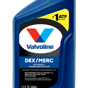 Valvoline Auto Trans Fluid, Dexron and Mercon, 1 Quart Bottle, Case of 6 – 798153