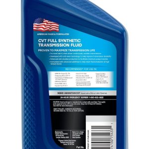 Valvoline Auto Trans Fluid, Full Synthetic, 1 Quart Bottle, Case of 6 – 804751