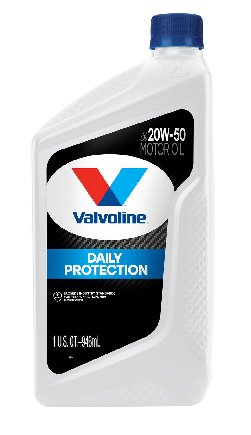 Valvoline Oil, SAE 20W-50, 1 Quart Bottle, Case of 6 – 822344