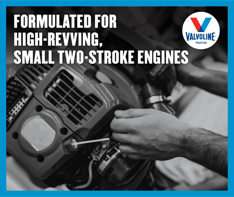 Valvoline Oil, Used for 2-Stroke Engines, 1 Quart Bottle, Case of 6 – 822384