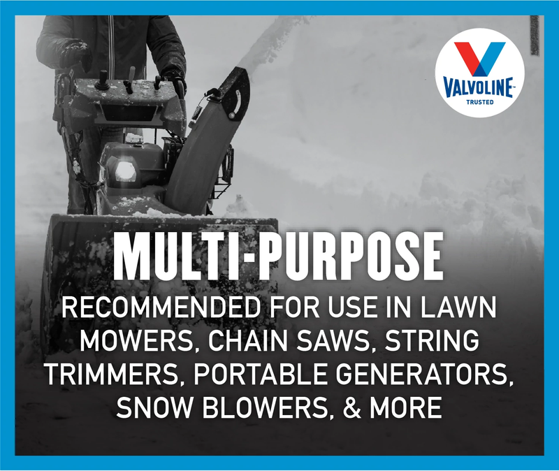 Valvoline Oil, Used for 2-Stroke Engines, 1 Quart Bottle, Case of 6 – 822384
