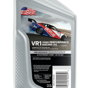 Valvoline Oil, VR1 Racing Oil, SAE 10W30, 1 Quart Bottle, Case of 6 – 822388