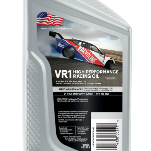 Valvoline Oil, VR1 Racing Oil, SAE 60, 1 Quart Bottle, Case of 6 – 822403