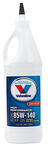 Valvoline Gear Oil, High Performance, Single, 1 Quart Jug, 85W-140 – VV825