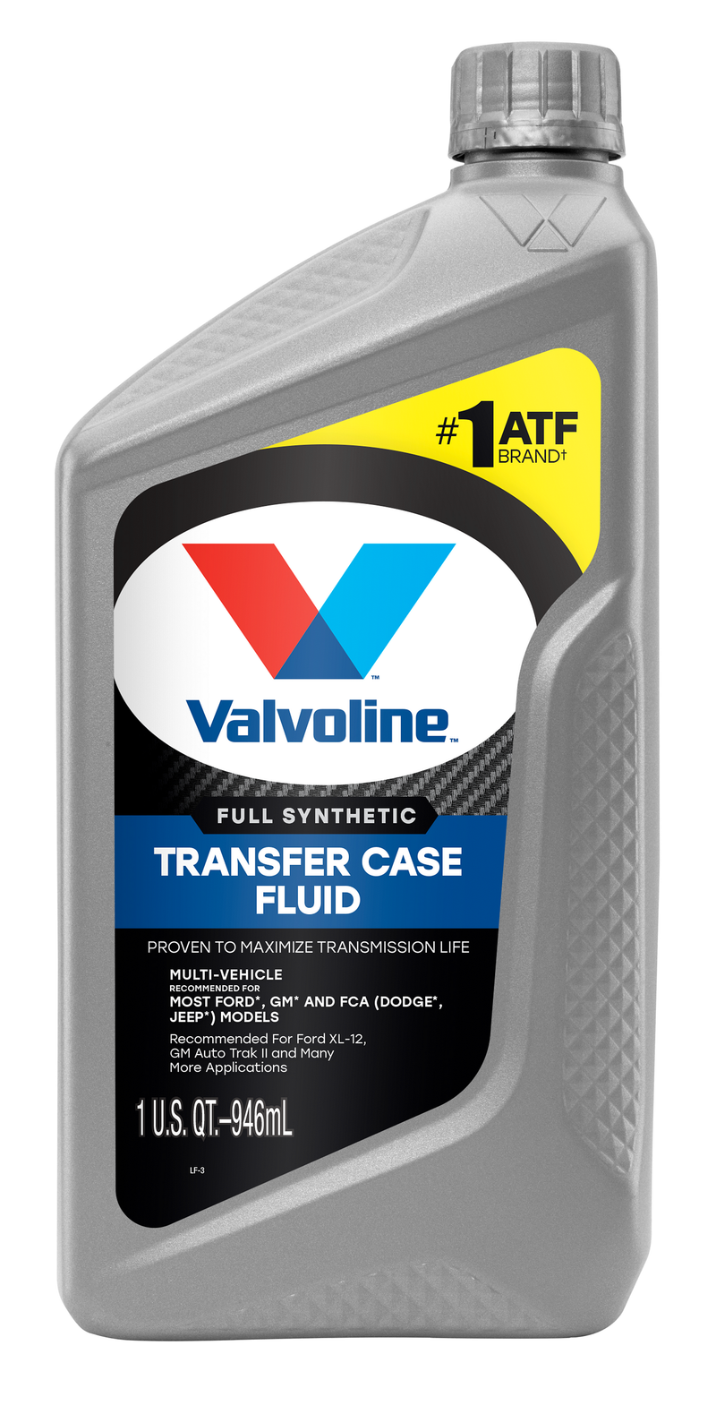 Valvoline Transfer Case Fluid, Ford/ GM/ Chrysler/ Dodge/ Jeep, Full Synthetic, 1 Quart Bottle – 855459