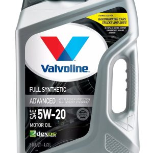 Valvoline Oil, Synpower ®, SAE 5W-20, Full Synthetic, 5 Quart Jug, Single – 881147