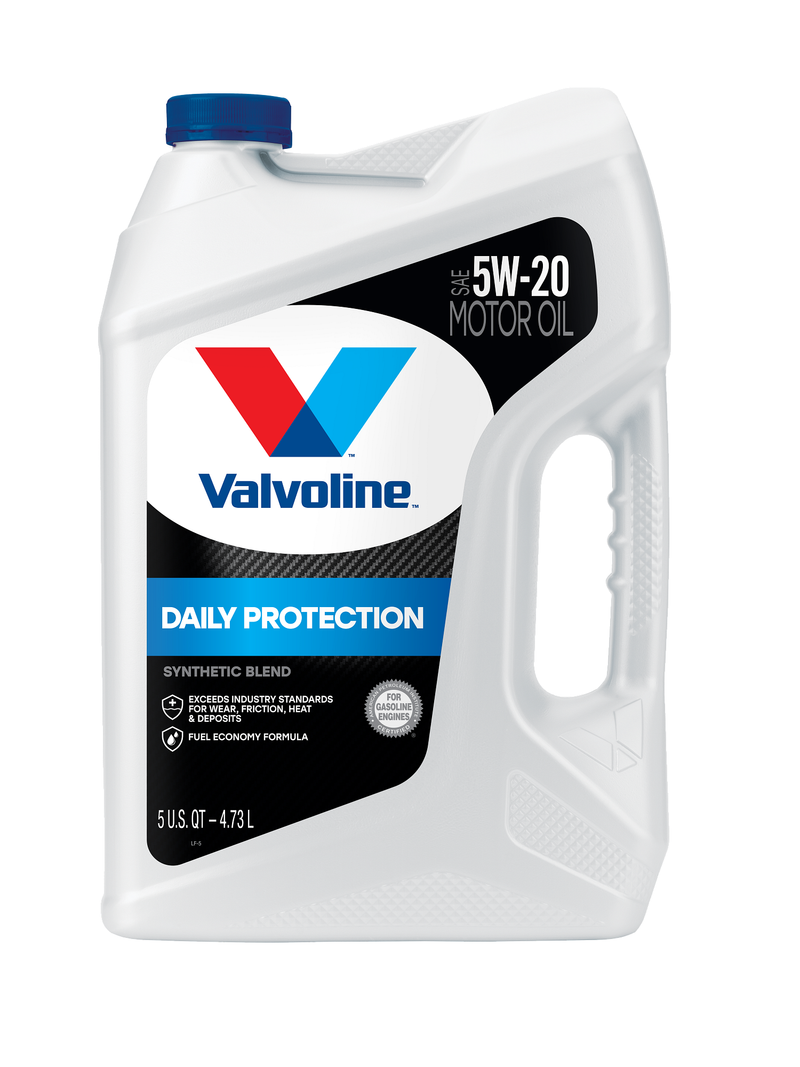 Valvoline Oil, Daily Protection ™, SAE 5W-20, Conventional, 5 Quart Jug, Single – 881158