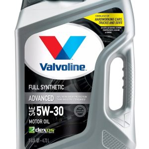 Valvoline Oil, Synpower ®, SAE 5W-30, Full Synthetic, 5 Quart Jug, Single – 881164