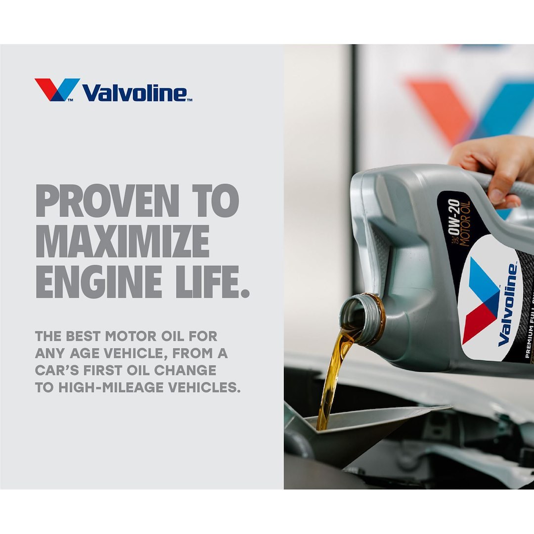 Valvoline Oil, Restore & Protect, SAE 0W-20, Full Synthetic, 1 Quart Bottle, Single – 904536