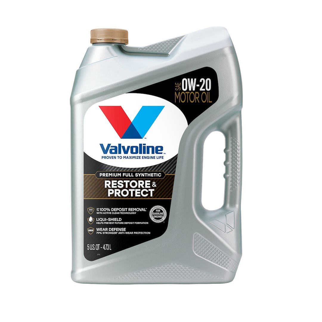 Valvoline Oil, Restore & Protect, SAE 0W-20, Full Synthetic, 5 Quart Jug, Single – 904538