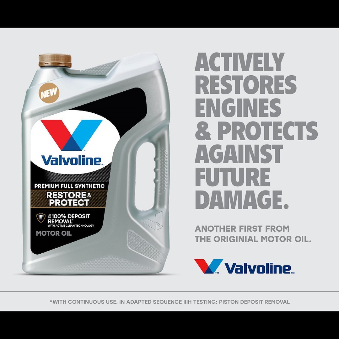Valvoline Oil, Restore & Protect, SAE 0W-20, Full Synthetic, 5 Quart Jug, Single – 904538