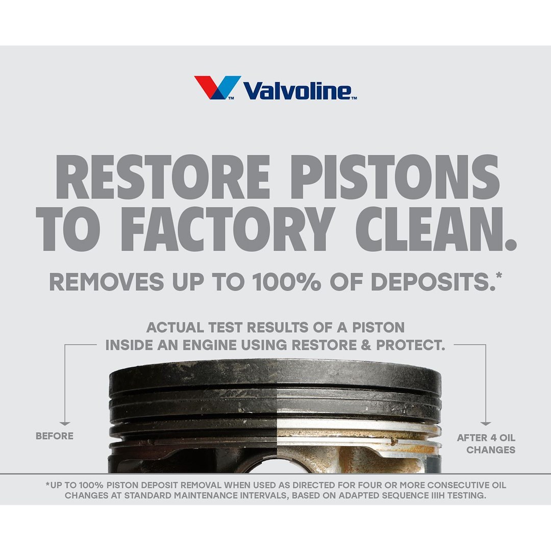 Valvoline Oil, Restore & Protect, SAE 5W-20, Full Synthetic, 1 Quart Bottle, Single – 904540