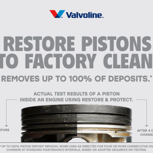 Valvoline Oil, Restore & Protect, SAE 5W-20, Full Synthetic, 1 Quart Bottle, Single – 9045401