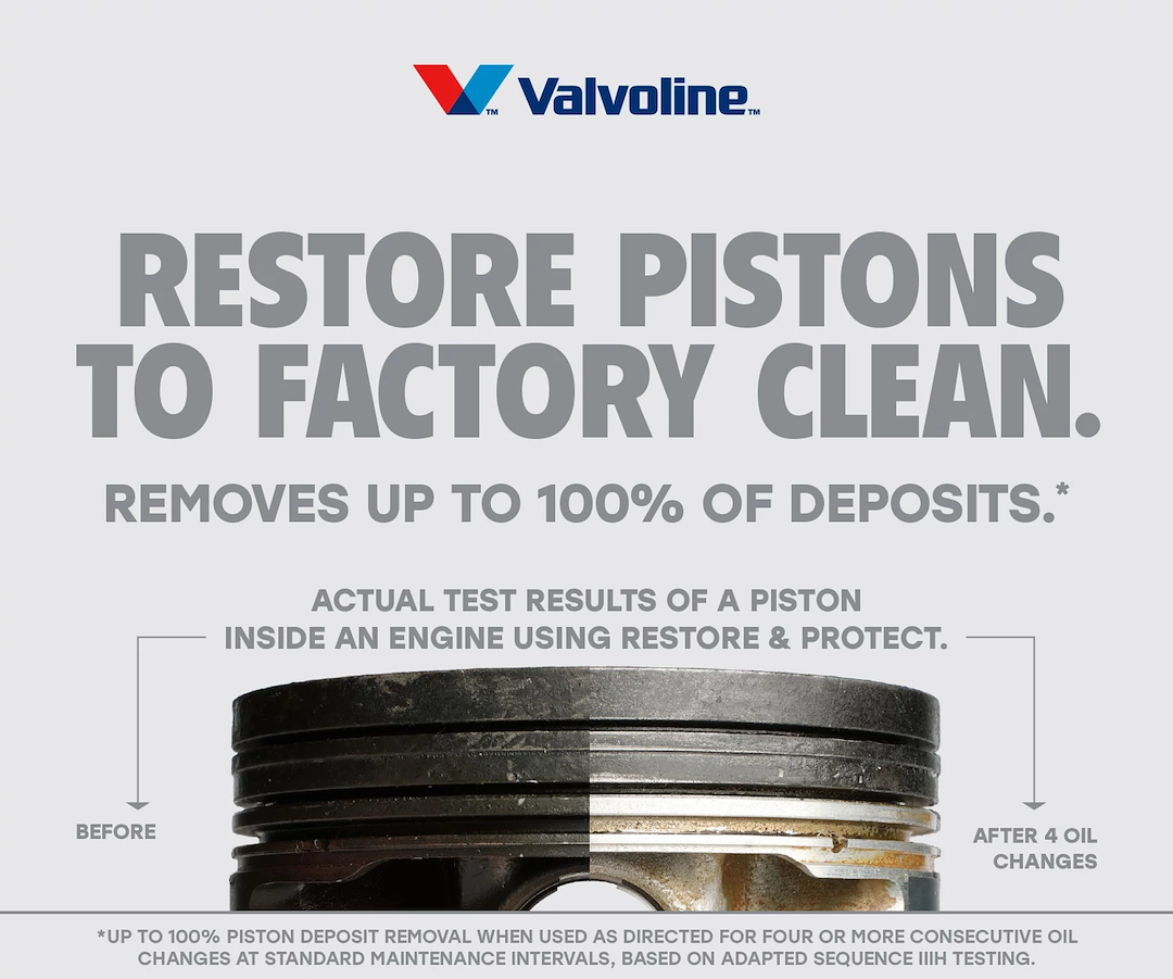 Valvoline Oil, Restore & Protect, SAE 5W-20, Full Synthetic, 1 Quart Bottle, Single – 9045401