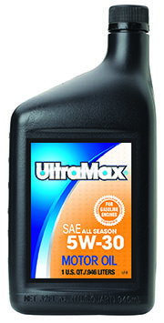 Valvoline Oil, Ultra Max, SAE 5W-30, 1 Quart Bottle, Case of 12 – UM740