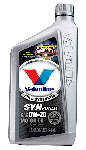Valvoline Oil, Synpower ®, SAE 0W-20, Synthetic, 1 Quart Bottle, Single – VV916