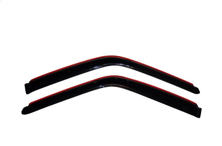 Auto Ventshade Rainguard, Ventvisor, Aerodynamic Design, IN-Channel, Smoke, Acrylic, Set of 2 – 192099
