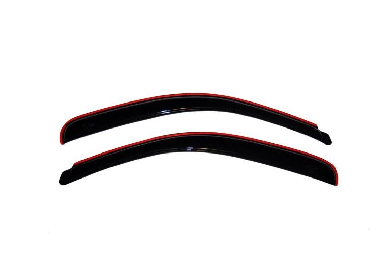 Auto Ventshade Rainguard, Ventvisor, Aerodynamic Design, IN-Channel, Smoke, Acrylic, Set of 2 – 192457