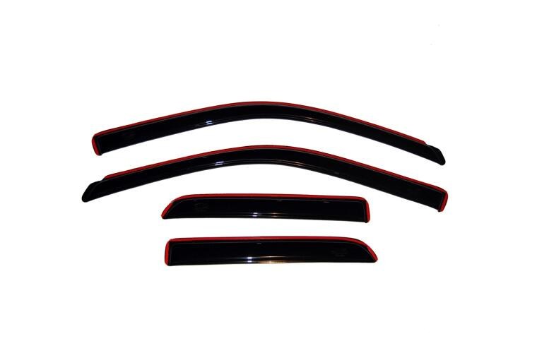Auto Ventshade Rainguard, Ventvisor Deflector, IN-Channel, Smoke, Acrylic, Set of 4 – 194171