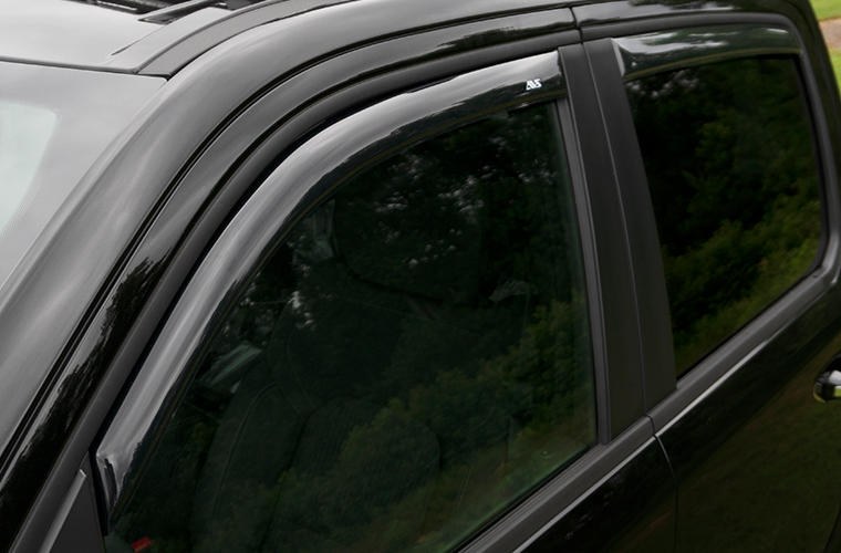 Auto Ventshade Rainguard, Ventvisor Deflector, Aerodynamic Design, IN-Channel, Smoke, Acrylic, Set of 4 – 194218