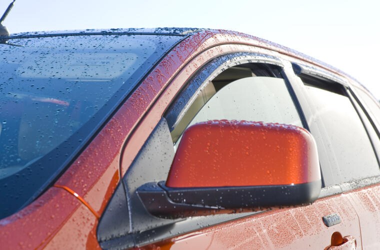 Auto Ventshade Rainguard, Ventvisor®, Aerodynamic Design, IN-Channel, Smoke, Acrylic, Set of 4 – 194335