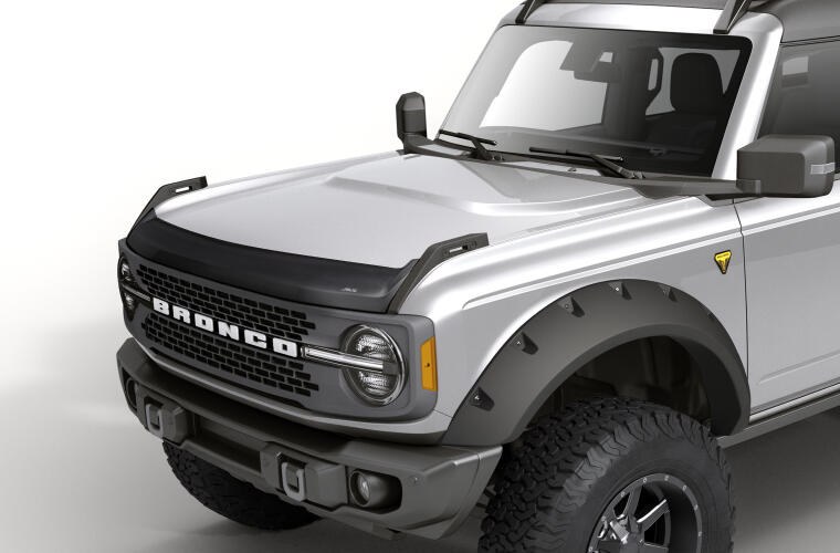 Auto Ventshade Bug Shield, Aeroskin ™, Low Profile, Smoke, Modified Acrylic – 322183