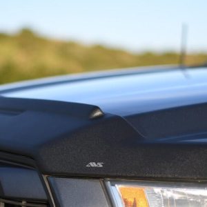 Auto Ventshade Bug Shield, Aeroskin II ™, Contour with Deflector, Textured Matte Black, Thermoplastic Olefin (tpo) – 436075
