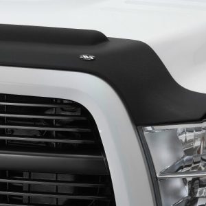 Auto Ventshade Bug Shield, Aeroskin II ™, Contour with Deflector, Textured Matte Black, Thermoplastic Olefin (tpo) – 436163