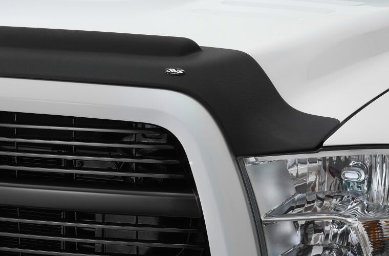 Auto Ventshade Bug Shield, Aeroskin II ™, Contour with Deflector, Textured Matte Black, Thermoplastic Olefin (tpo) – 436163