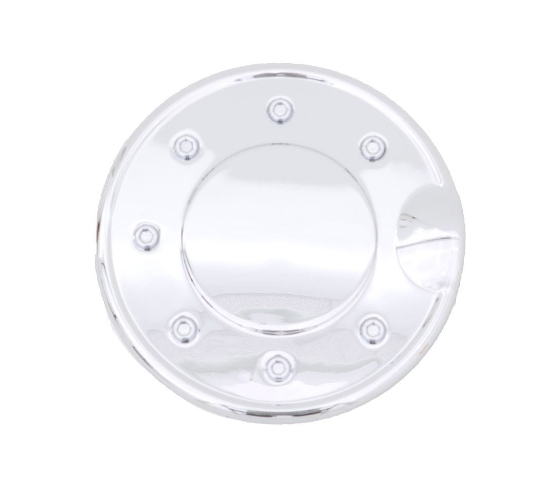 Auto Ventshade Fuel Door Cover, Chrome Fuel Door Cover ™, Acrylic, With Bolt Heads – 688771