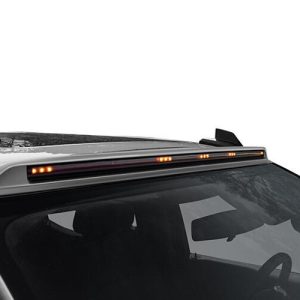 Auto Ventshade Roof Marker Light – LED, Aerocab™, Direct Fit Light Strip with Five Leds, Clear Lens, Amber, Single, Ivory Pearl Tri-Coat – 698163-PWD
